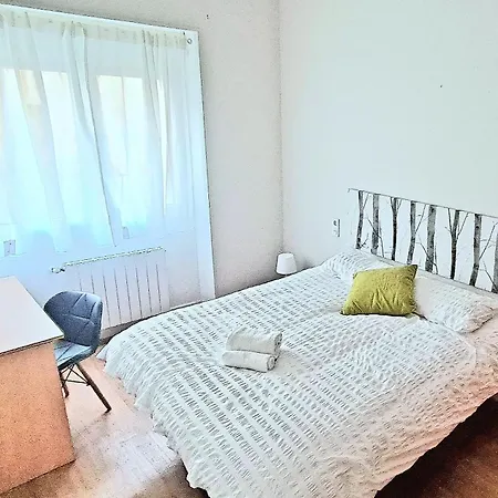 Homestay Privadas En Piso Frente A Playa Ondarreta, Bano Compartido *